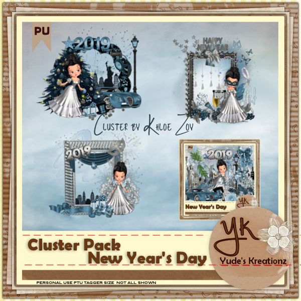 (image for) New Year's Day Cluster Pack